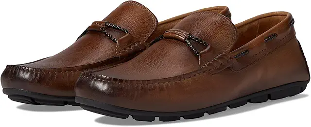 Martin Dingman Bermuda Braid Loafer - Loafers for Men - Lace Design - Leather Upper - Loop on The Upper